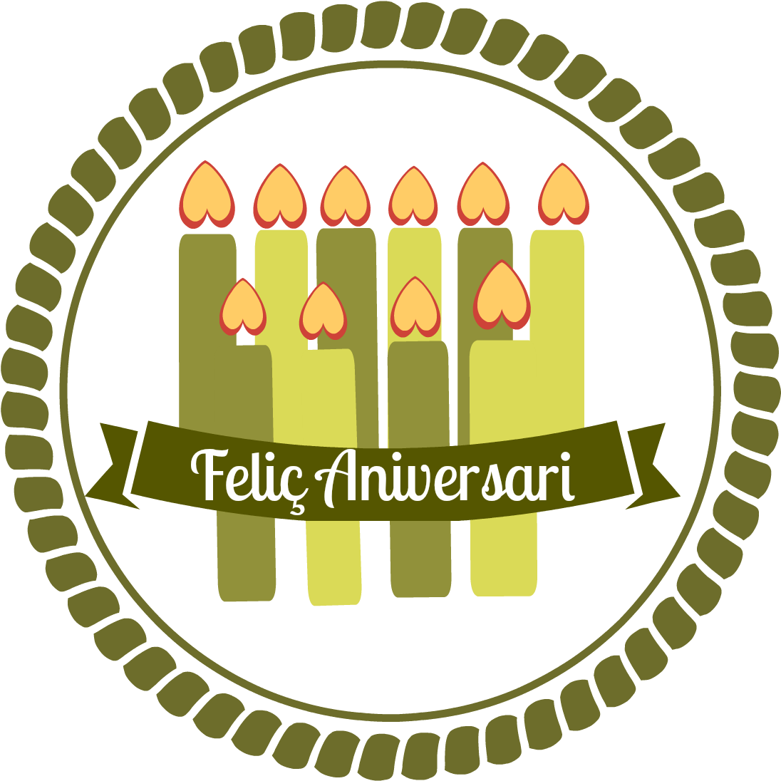 Aniversaris Octubre Clipart (1113x1107), Png Download