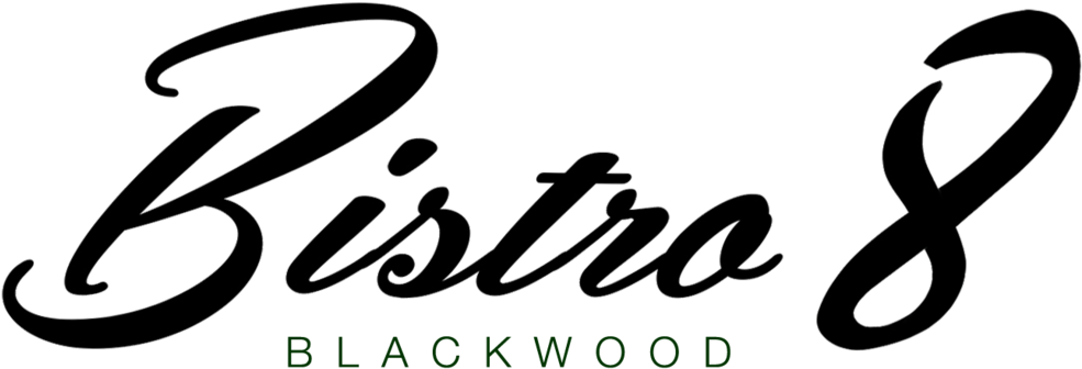 Bistro8-logo&blackwood Format=1500w Clipart (1000x339), Png Download