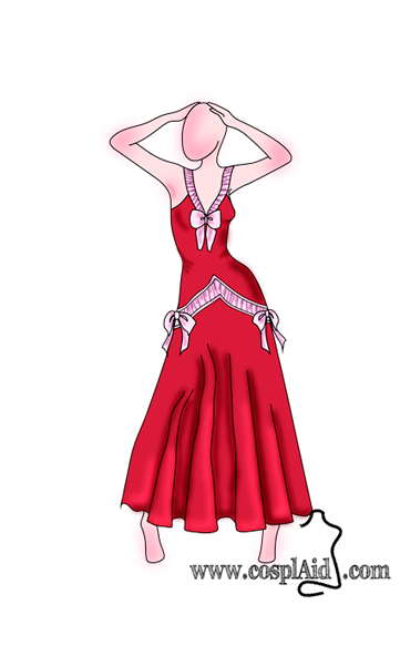 Mirajane Strauss Cosplay Patterns Clipart (800x950), Png Download
