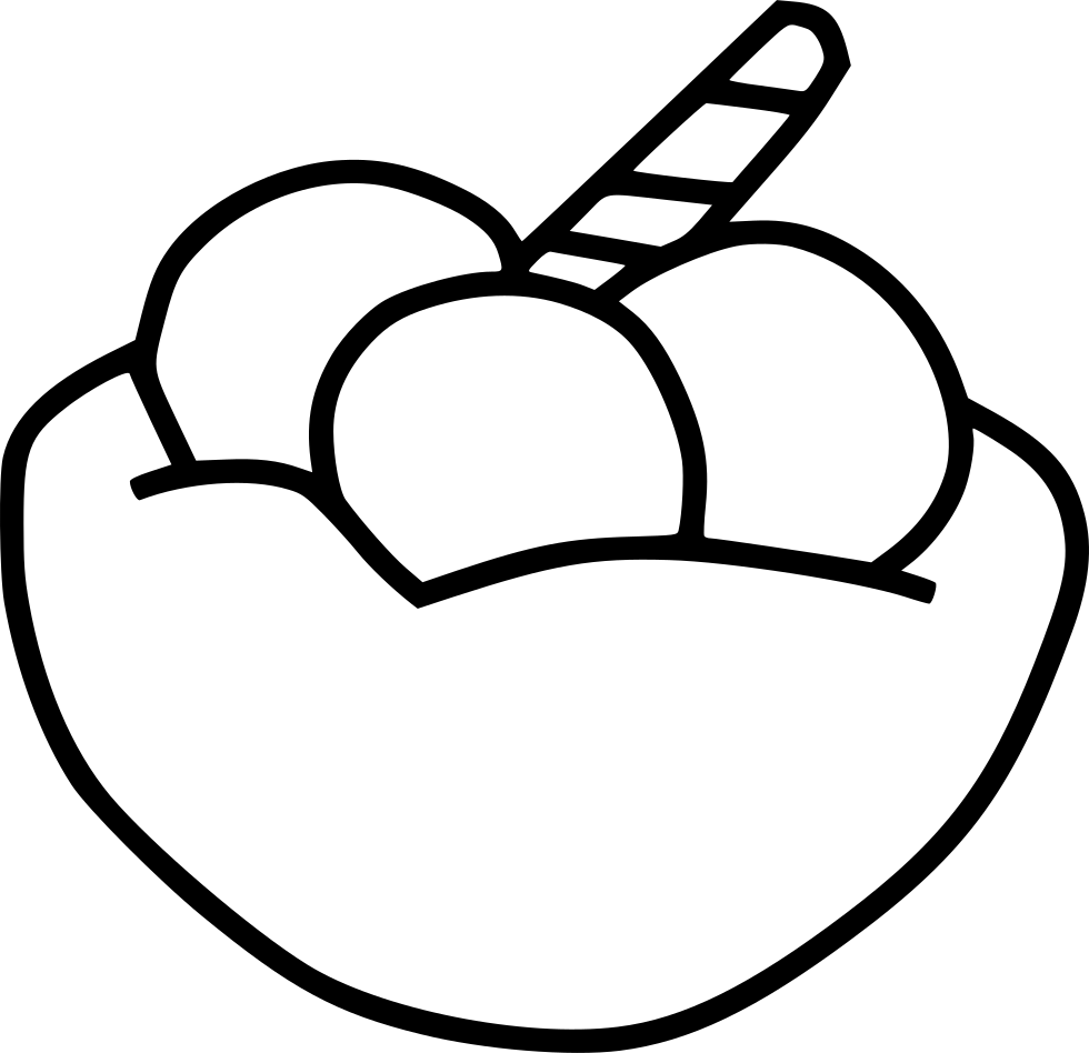 Ice Cream Dessert Sweet Sugar Treat Comments Clipart (980x948), Png Download