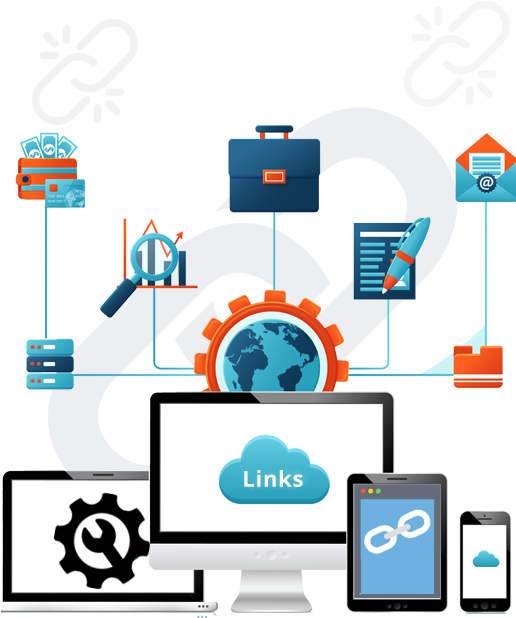 Link Building Services Clipart (515x650), Png Download