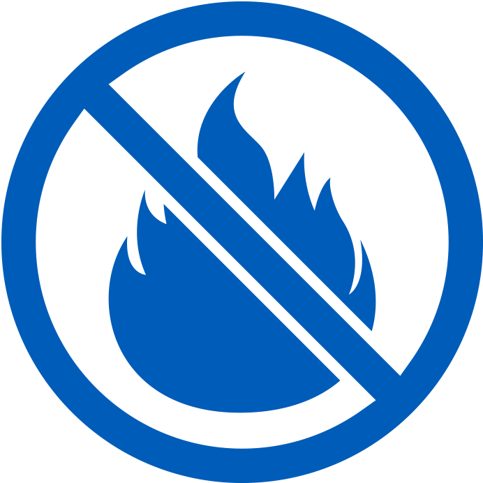 No Fire Icon Clipart (700x700), Png Download