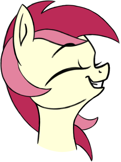 Herfaithfulstudent, Bust, Pony, Roseluck, Safe, Simple Clipart (768x768), Png Download