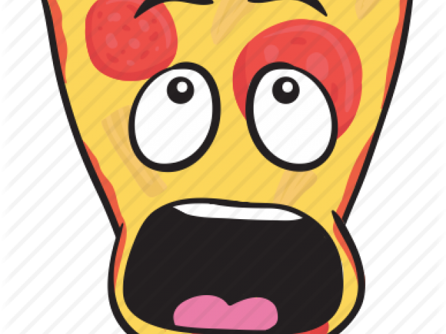 Pizza Slice Cartoon Clipart (640x480), Png Download