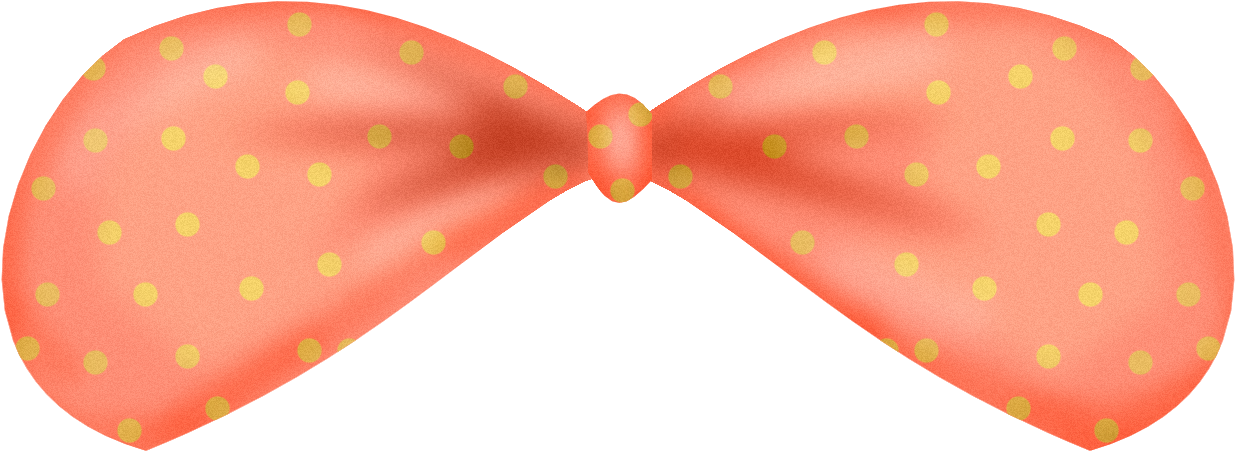 Orange Clipart Bow Tie - Png Download (1370x844), Png Download