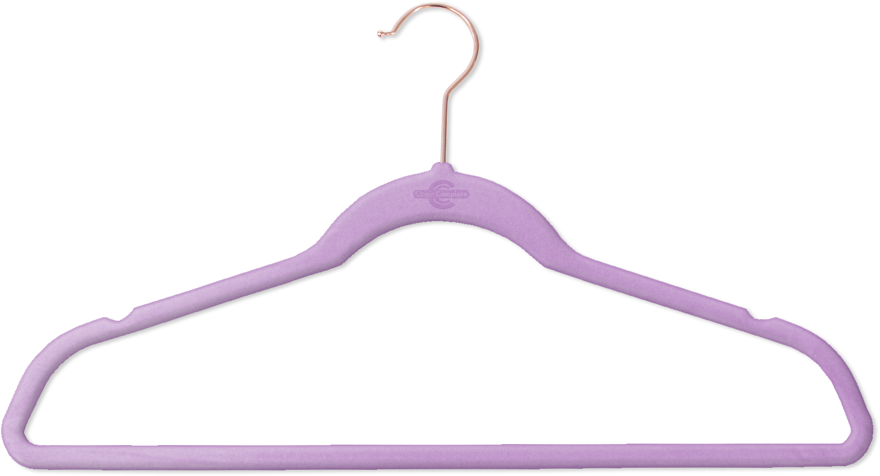 Closet Complete 50 Pack Velvet Hangers Clipart (2000x2000), Png Download