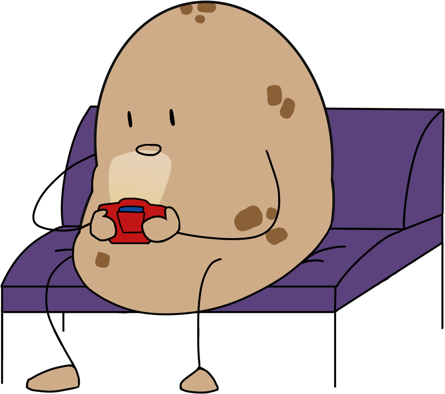 Are You Against Kids Sitting Down Like Potatoes All Clipart (1521x1325), Png Download