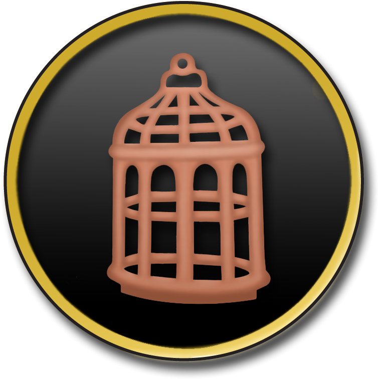 Home / Pin Back Buttons / Bioshock / Cage Pin Back Clipart (771x900), Png Download