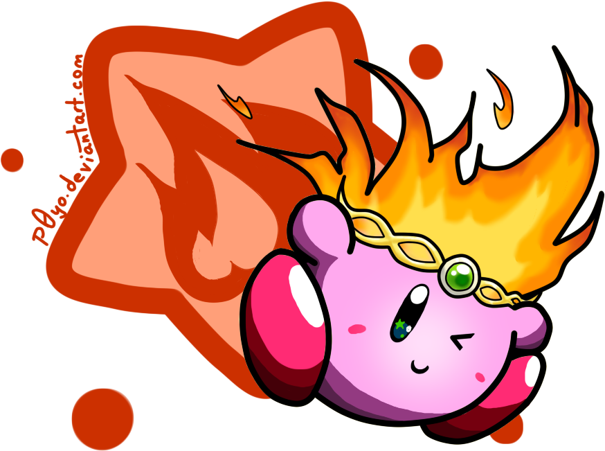 Looks Like Kirby Is Going To Strike A Couple Of "lucky" Clipart (1000x800), Png Download