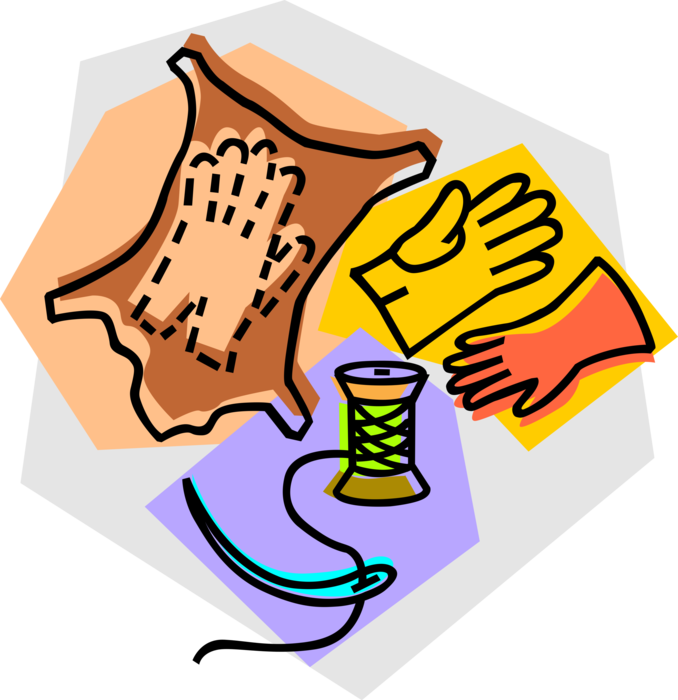 Vector Illustration Of Leathersmith Craftsman Makes Clipart (678x700), Png Download