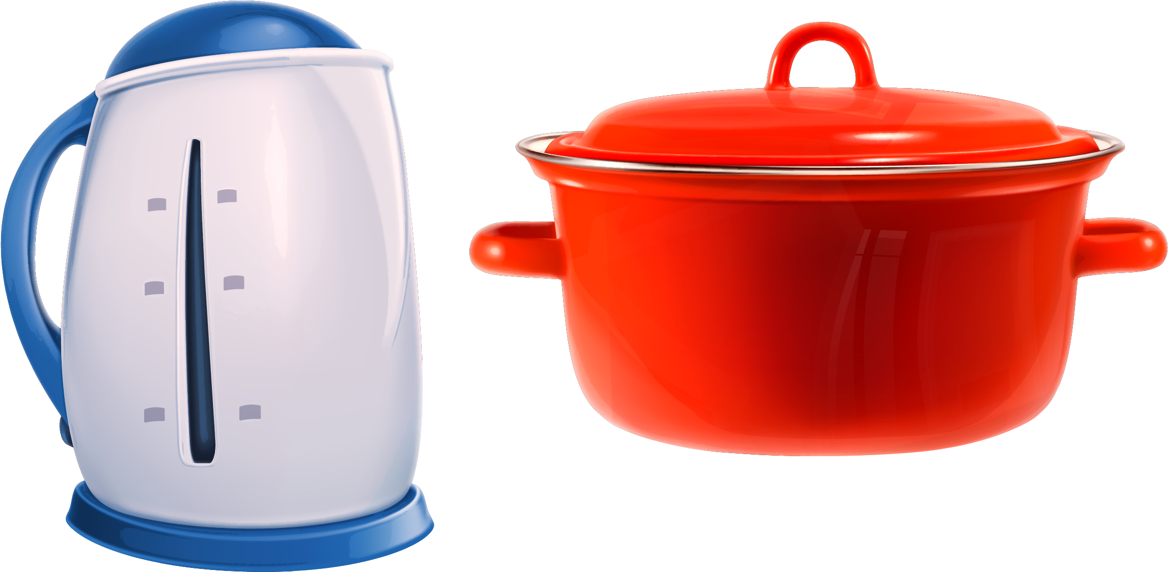 Cookware And Bakeware Olla Clip Art - Png Download (2349x1237), Png Download
