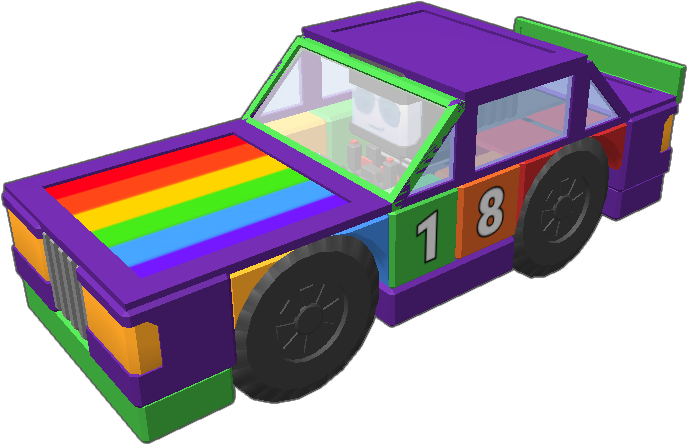 This Is The Car That Kyle Busch Drove To A 2nd Place Clipart (768x768), Png Download