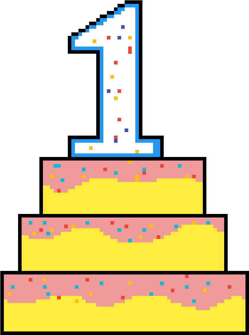 1 Year Anniversary Of My Account Clipart (1200x1200), Png Download