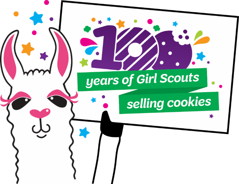 The Girl Scout Cookie Car Contest Will Help "drive" Clipart (800x615), Png Download