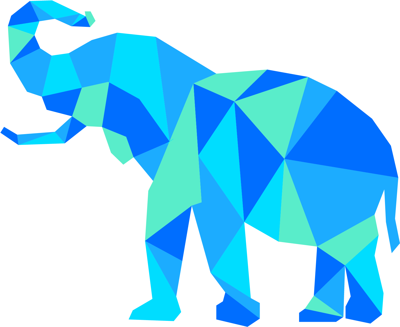 Elephant Blue Clipart (2481x2481), Png Download