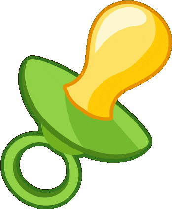 Infant Find Make Share Gfycat Gifs Pacifier Clipart (800x800), Png Download