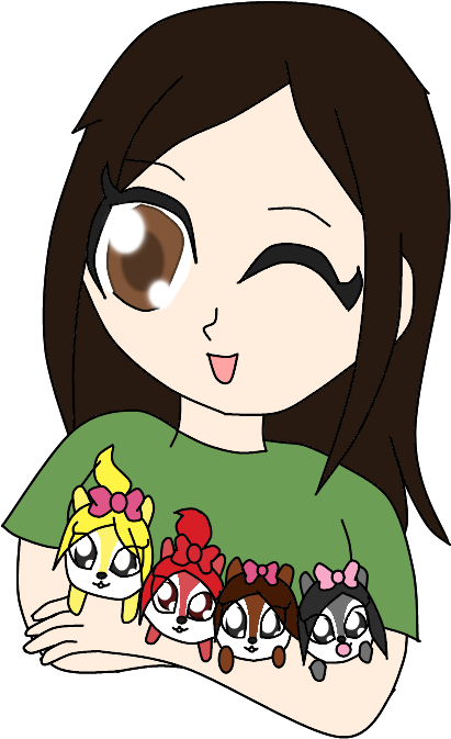 Me And 2ne1 Baby Chipmunks Clipart (572x697), Png Download