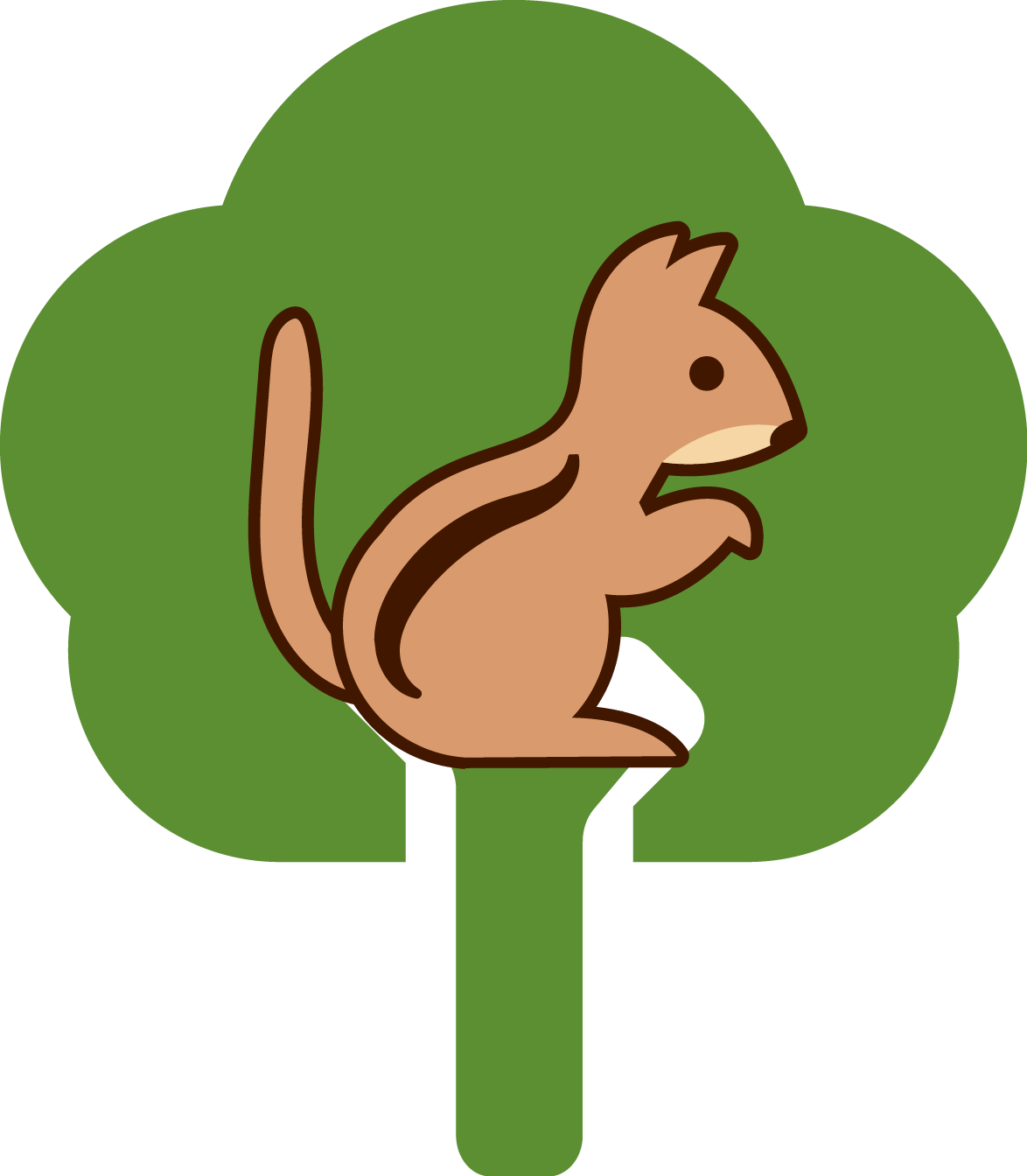 Chipmunk Icon Clipart (1174x1344), Png Download