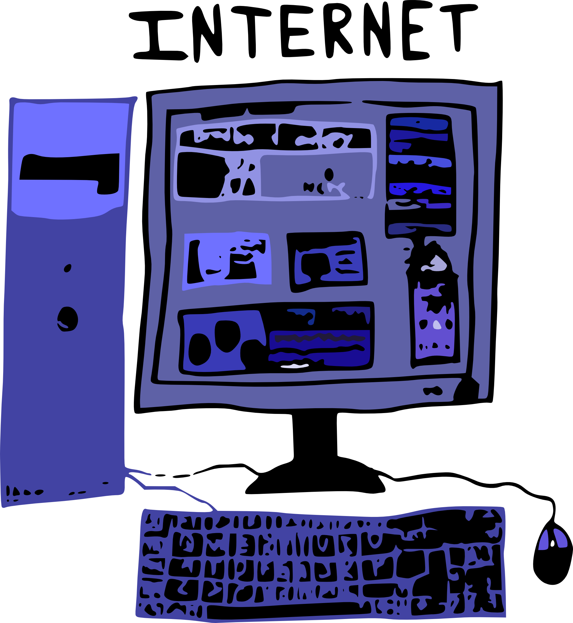 Internet Image Clipart (2007x2184), Png Download