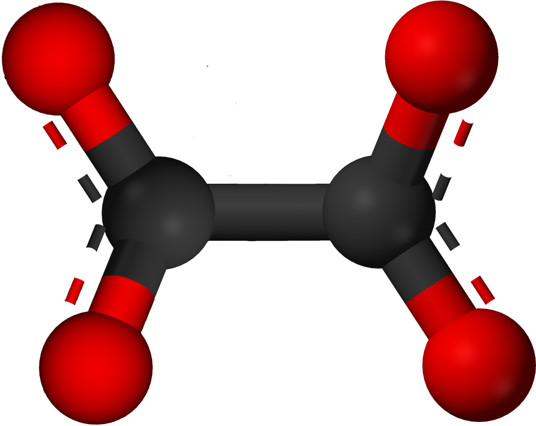 Oxalate Anion 3d Balls Clipart (1200x1020), Png Download