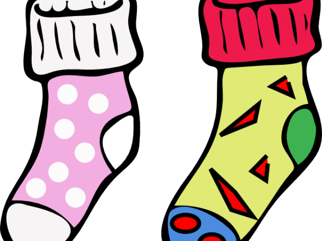 Socks Clipart Same Sock - Png Download (640x480), Png Download