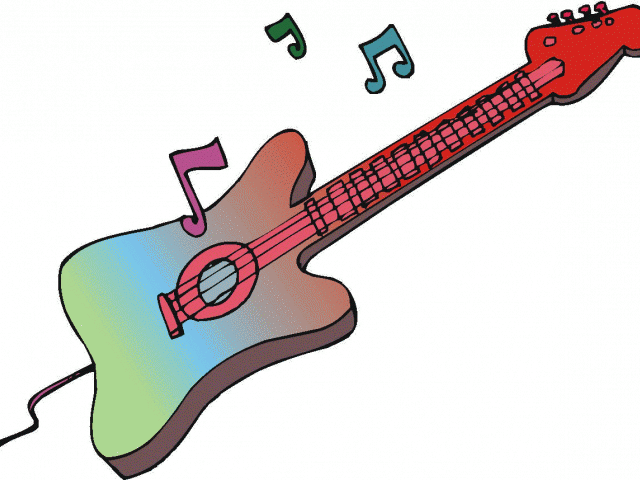 Guitar Clipart Logo - Png Download (640x480), Png Download