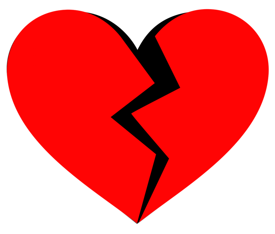 Broken Heart Clipart Small - Png Download (1024x839), Png Download