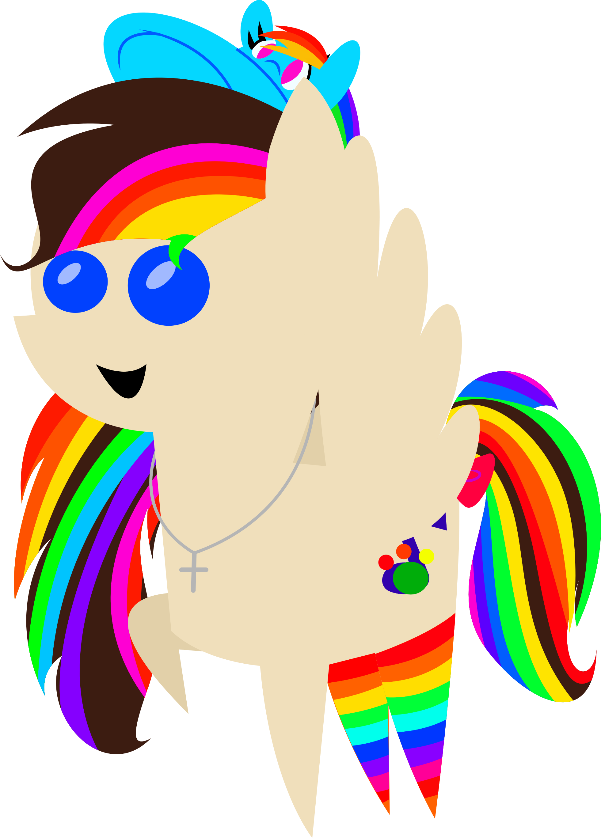 Happy Birthday, Cartoon Cat By Xhalesx Clipart (1961x2735), Png Download