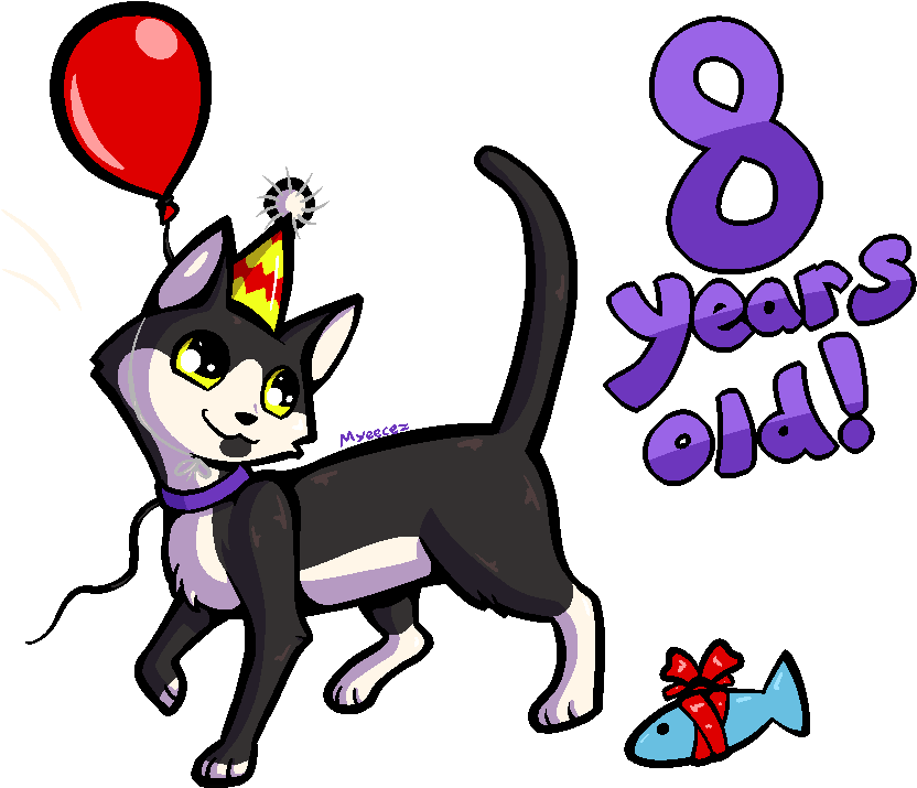 Oodie's 8th Birthday Clipart (883x760), Png Download