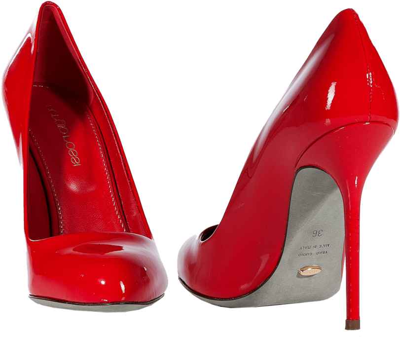 Free Png Red Casual Women Shoe Png Clipart (850x715), Png Download