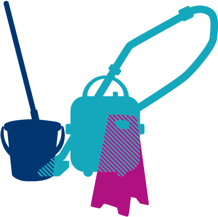 Rb Bus Cleaners Equipment Rectangle Transparent White Clipart (848x471), Png Download