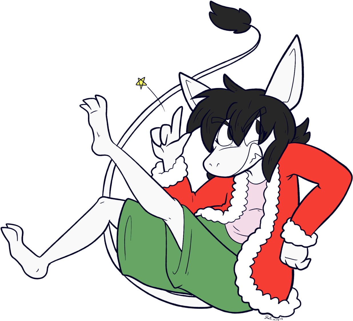 Gift Art For @doojaveearts Of His Character Jacoba Clipart (1280x1142), Png Download