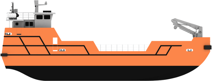 9 Teu Cargo Ship Clipart (1140x285), Png Download