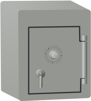 Free Simple Electronic Safety Vault Free Simple Strongbox Clipart (566x800), Png Download