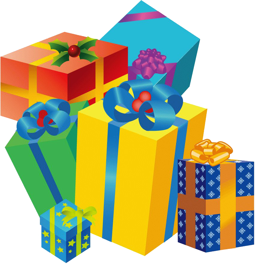 Packing Gifts Png Image Background1 Clipart (850x878), Png Download