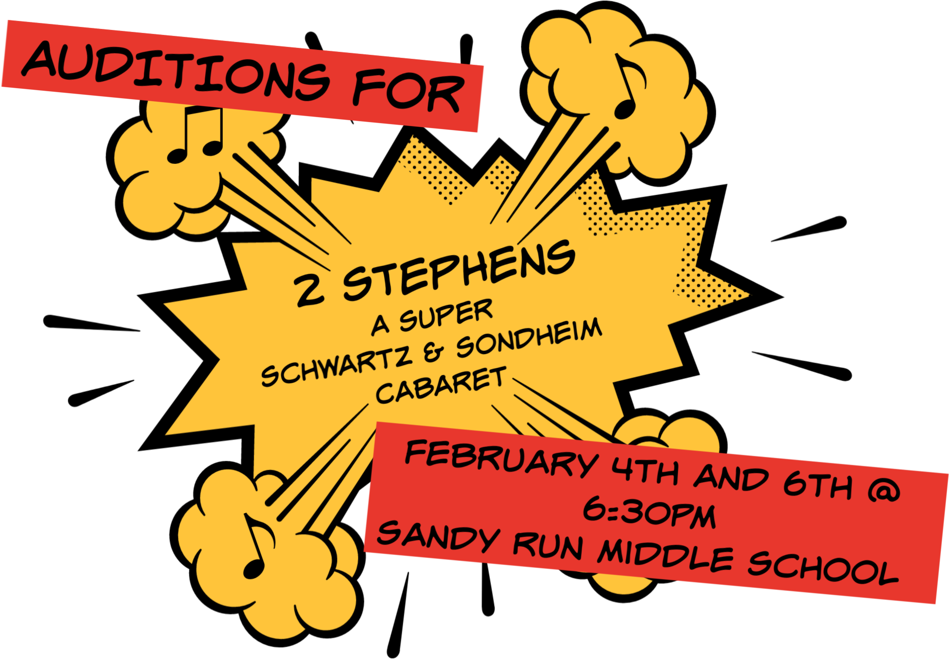 Auditions For 2 Stephens Clipart (2012x1412), Png Download