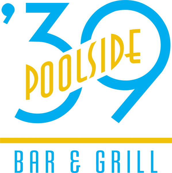 '39 Poolside Bar & Grill Logo ' Clipart (598x600), Png Download