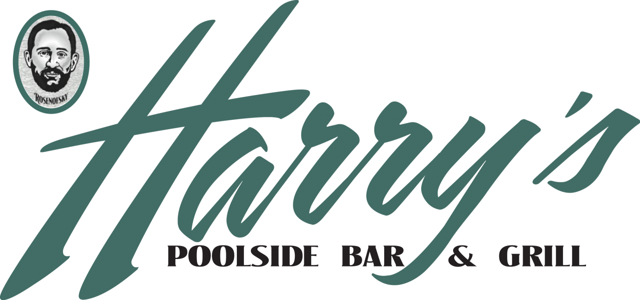 Harry's Poolside Bar & Grill Logo Clipart (1281x600), Png Download