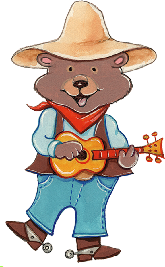 Uncle Wooly Built Blackberry Ranch With His Own Paws Clipart (655x983), Png Download