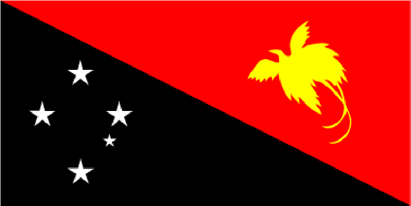 Papua New Guinea Courtesy Flag Clipart (800x800), Png Download