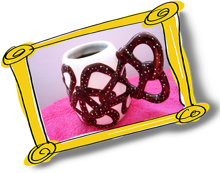 One Of The Ugliest Things I Own This Pretzely Mess Clipart (796x624), Png Download