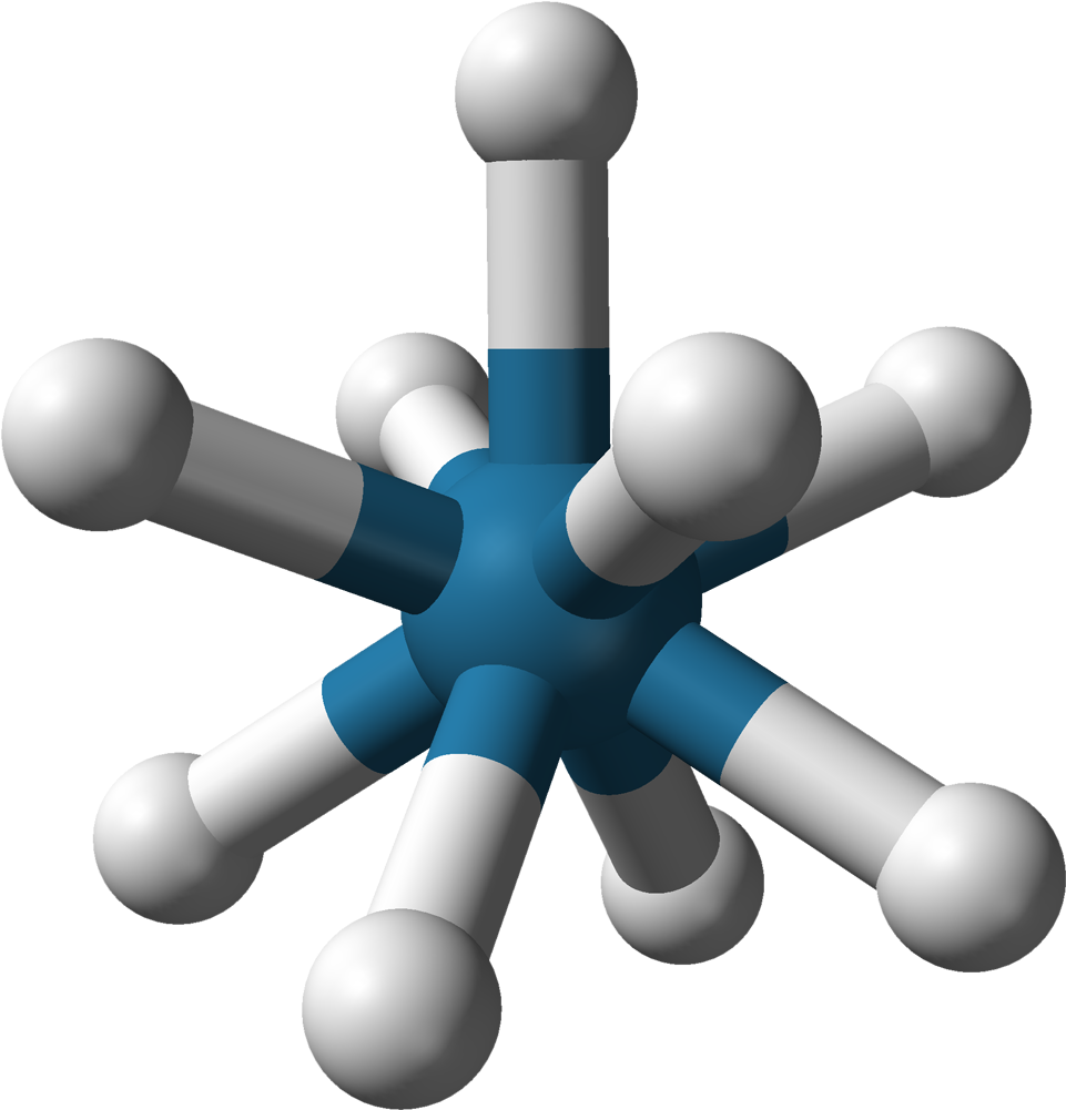 Nonahydridorhenate 3d Balls Clipart (1060x1100), Png Download