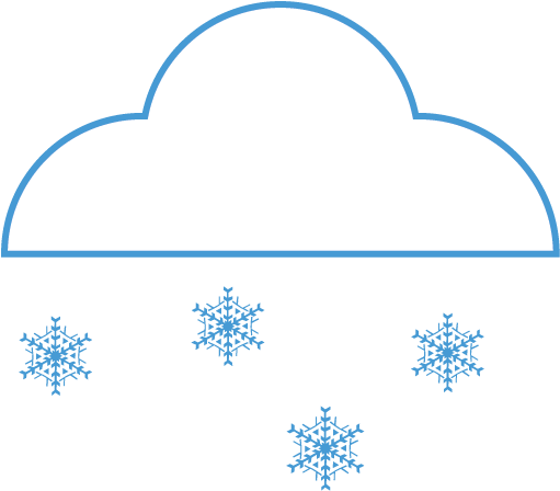 The Rounded Edges Seen In These Snowflakes Occurred Clipart (1440x960), Png Download
