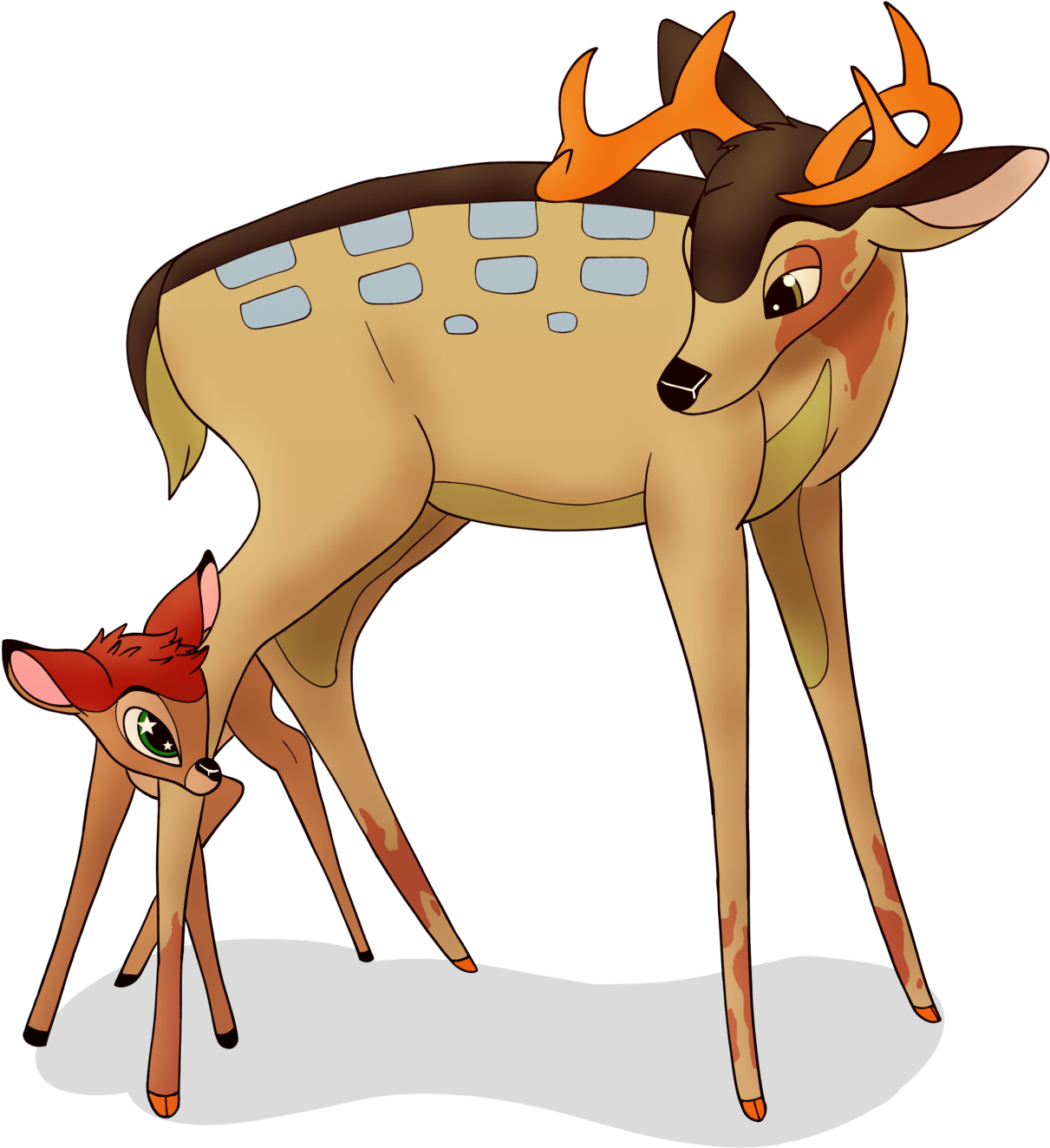 “fawned Of You” Scorch The Fawn Has Taken A Liking Clipart (1280x1369), Png Download