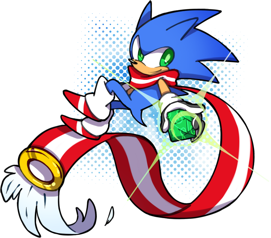 I Wanted To Draw Skyline Sonic For Soooooooooo Long Clipart (901x790), Png Download
