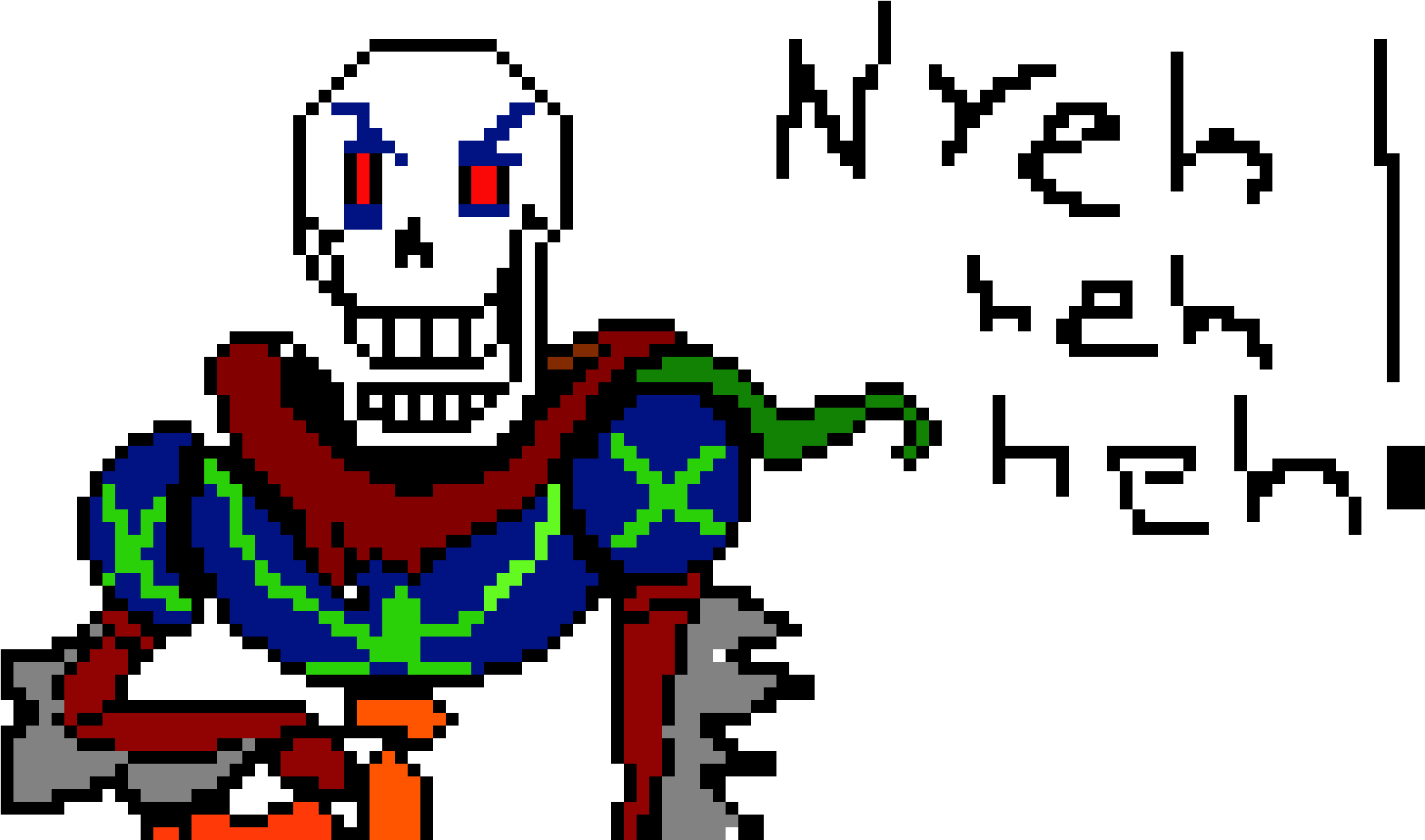 Ultra Papyrus/determined Papyrus Clipart (2788x1360), Png Download