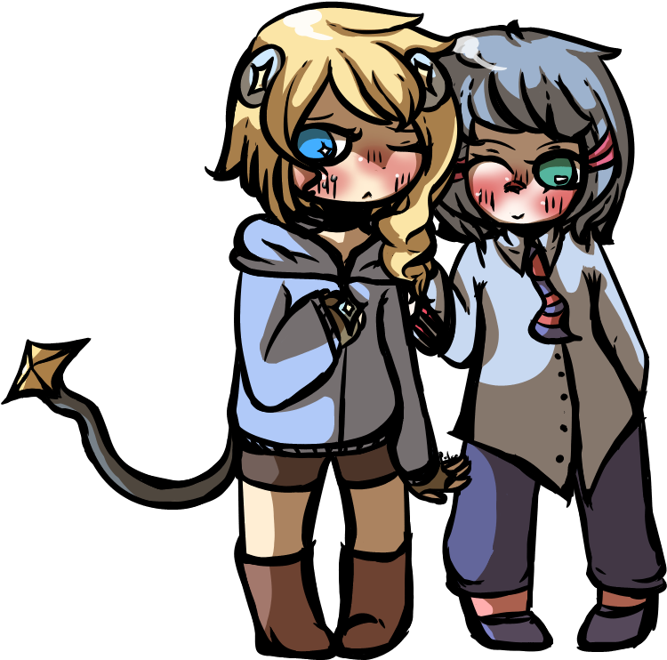 Explorers Of Sky Protags [beta Designs] Clipart (781x797), Png Download