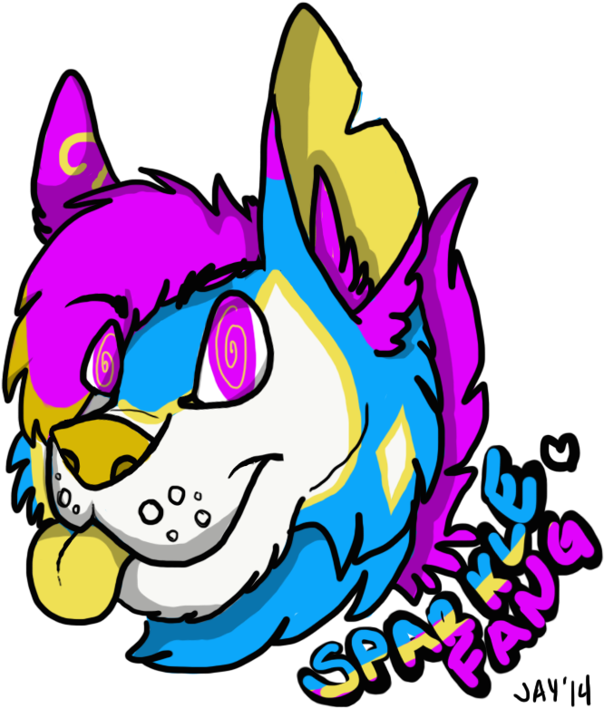 Sparkle Fang [commission] Clipart (800x800), Png Download