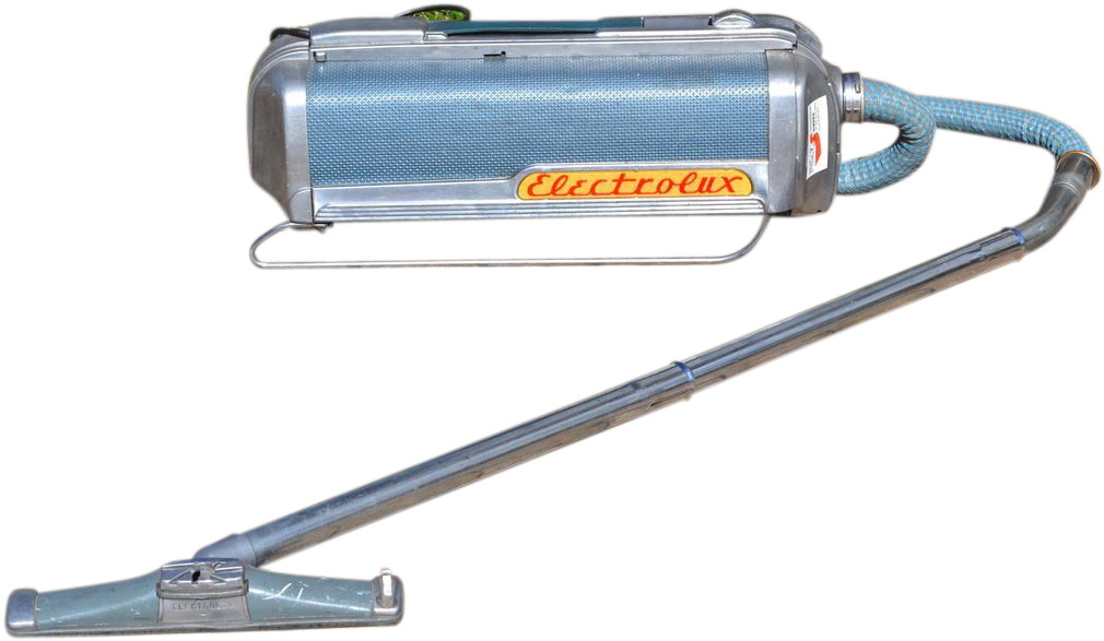 1952 Electrolux Model Lx ~ Atomic Blue Canister Vacuum Clipart (1009x1009), Png Download