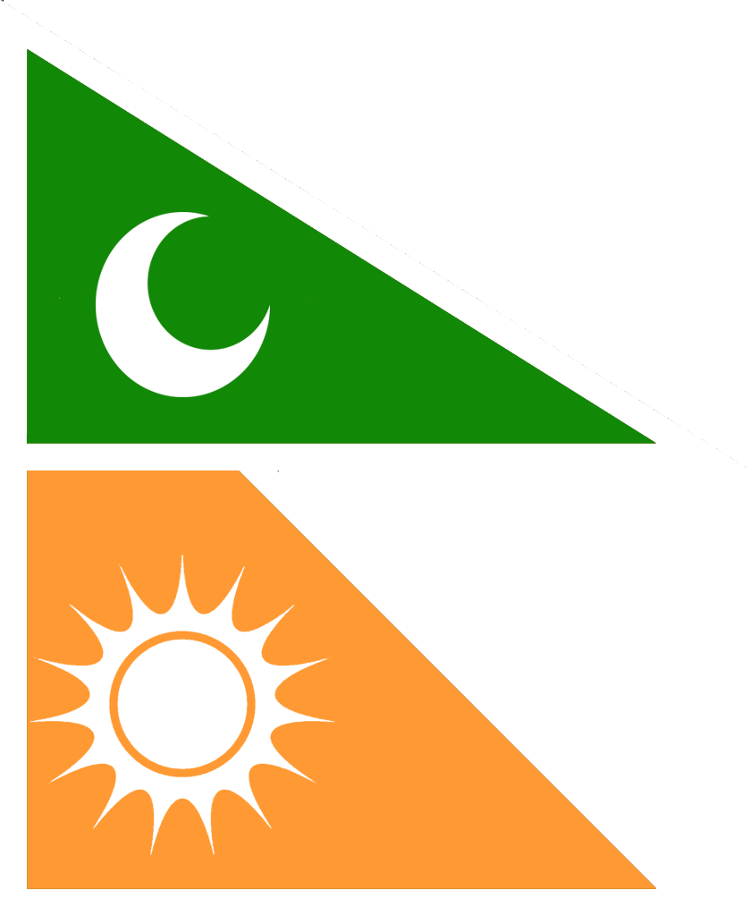 The Sun And Moon Represent Hot And Cold Climate Of Clipart (840x1024), Png Download